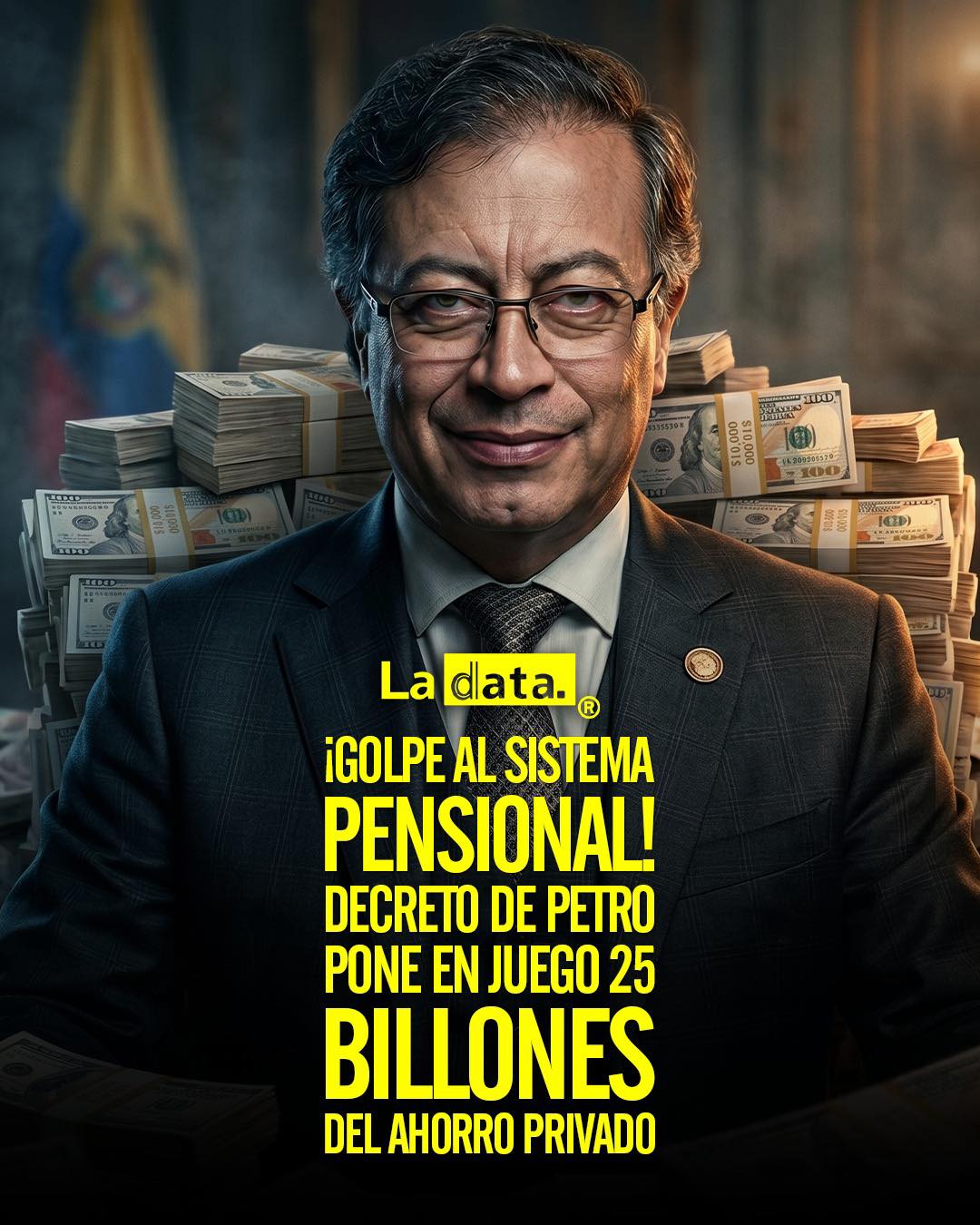 #ladata #TendenciaPolítica #Colombia #GustavoPetro