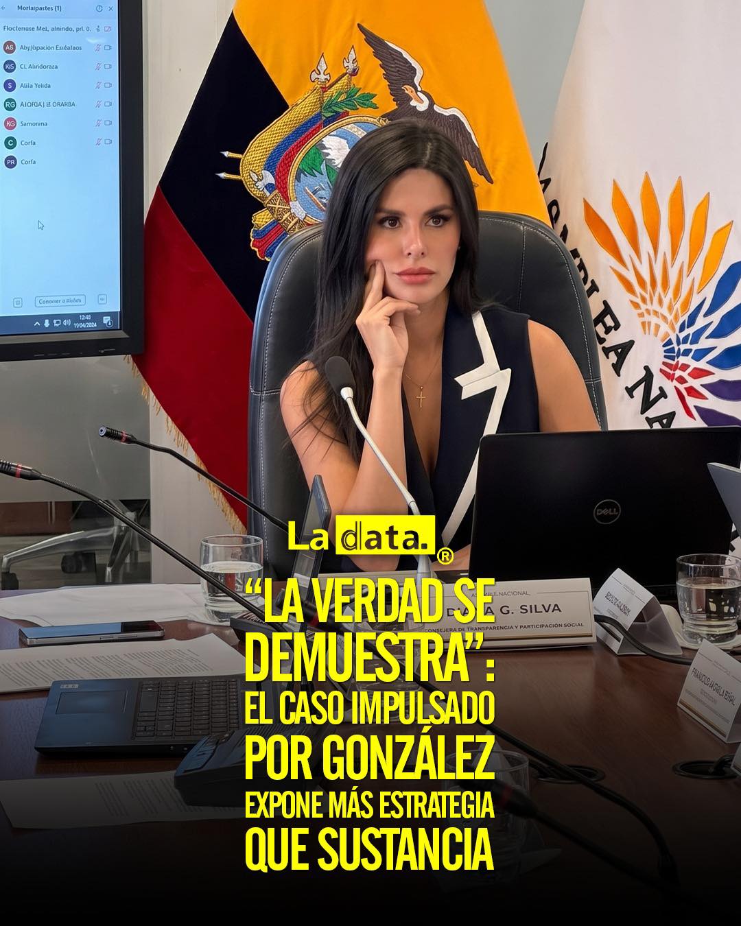 #ladata #TendenciaPolítica #DianaJácome #JuanAndrésGonzález