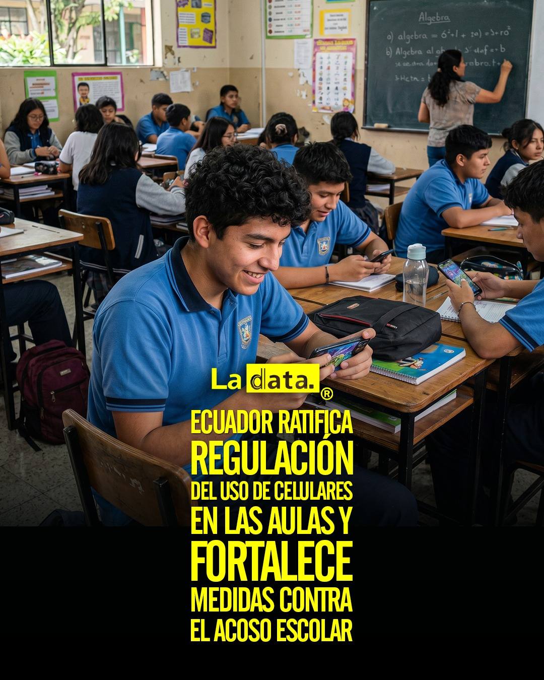 #ladata #TendenciaPolítica #MinisterioEducación #Celulares