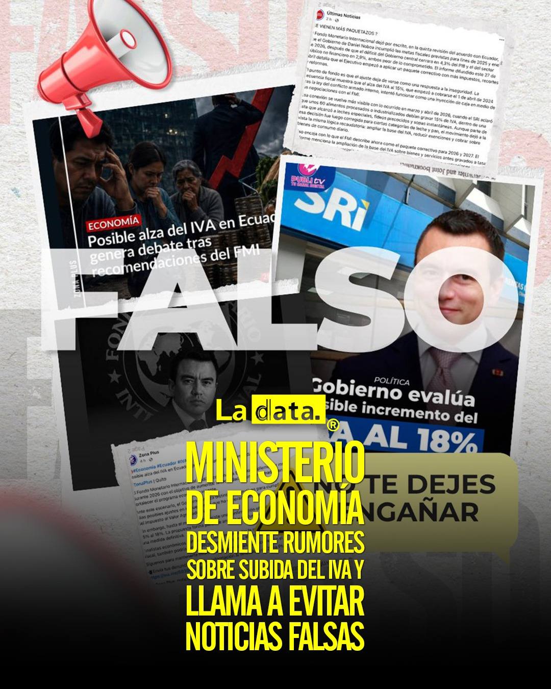 #ladata #TendenciaPolítica #MinisterioDeEconomía #SRI