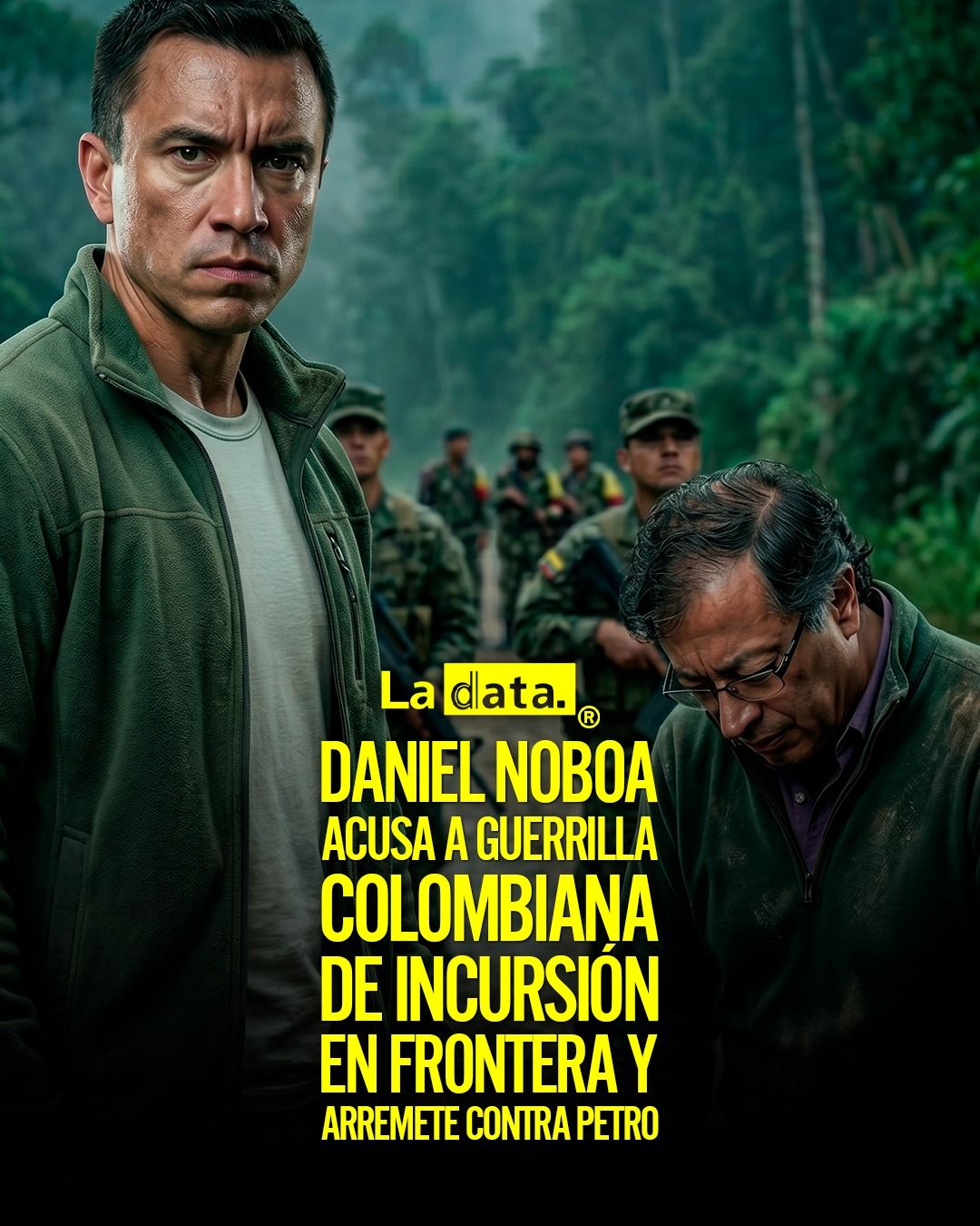 #LaData #TendenciaPolítica #DanielNoboa #GustavoPetro