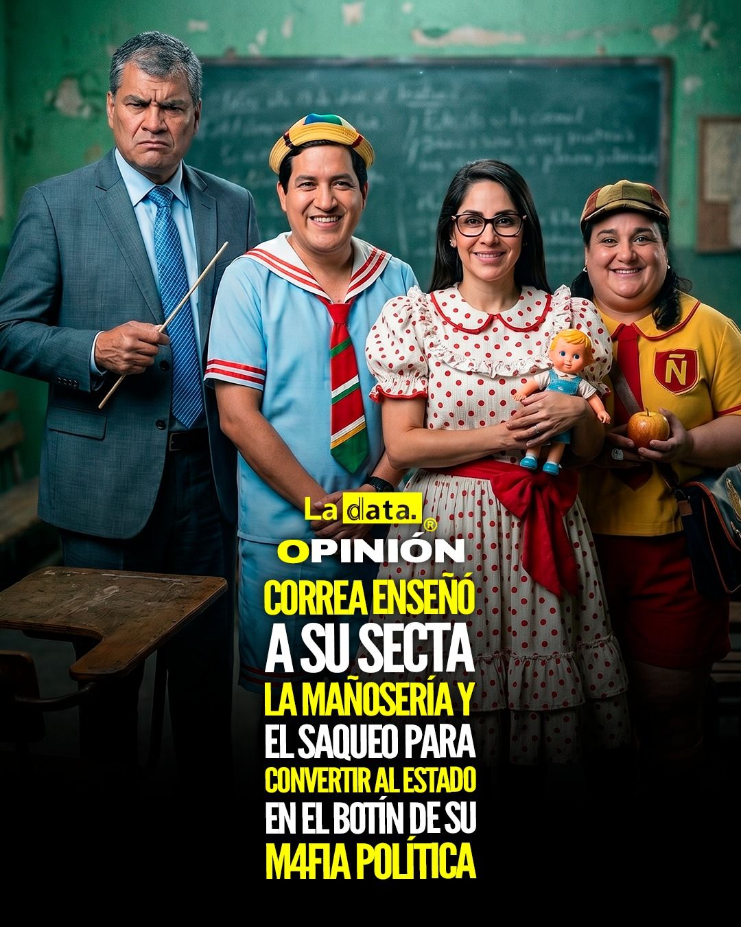 #ladata #TendenciaPolítica #RafaelCorrea #Corrupción