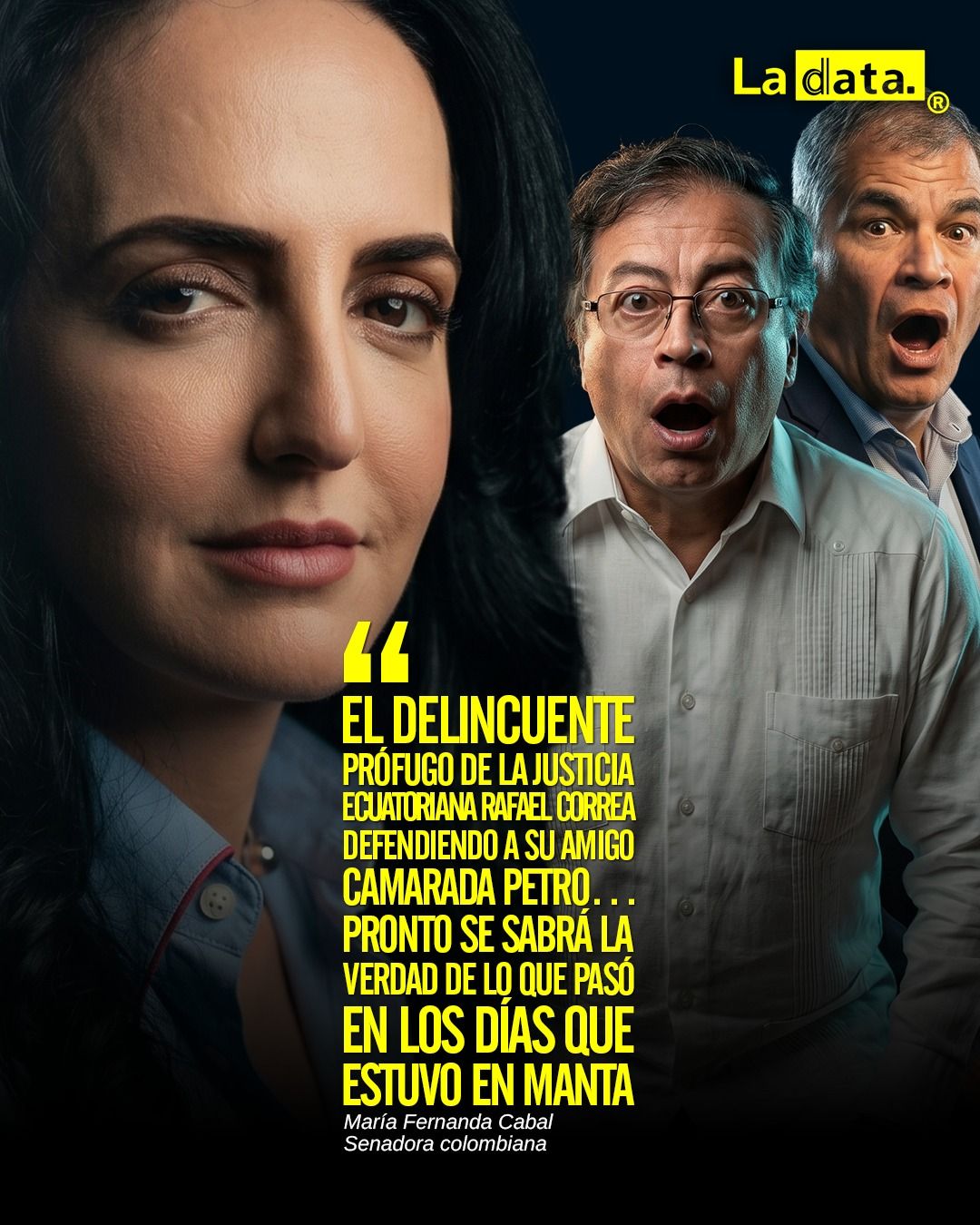 #ladata #TendenciaPolítica #MaríaFernandaCabal #RafaelCorrea