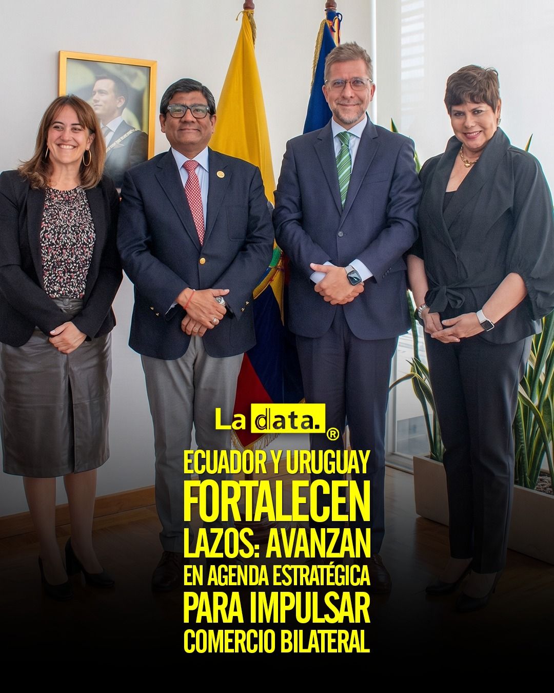 @ladataec 👈 #ladata #TendenciaPolítica #Ecuador #Uruguay