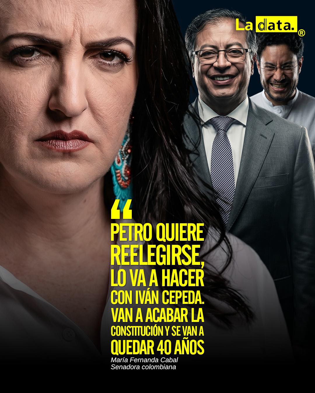 #ladata #TendenciaPolítica #FernandaCabal #Colombia