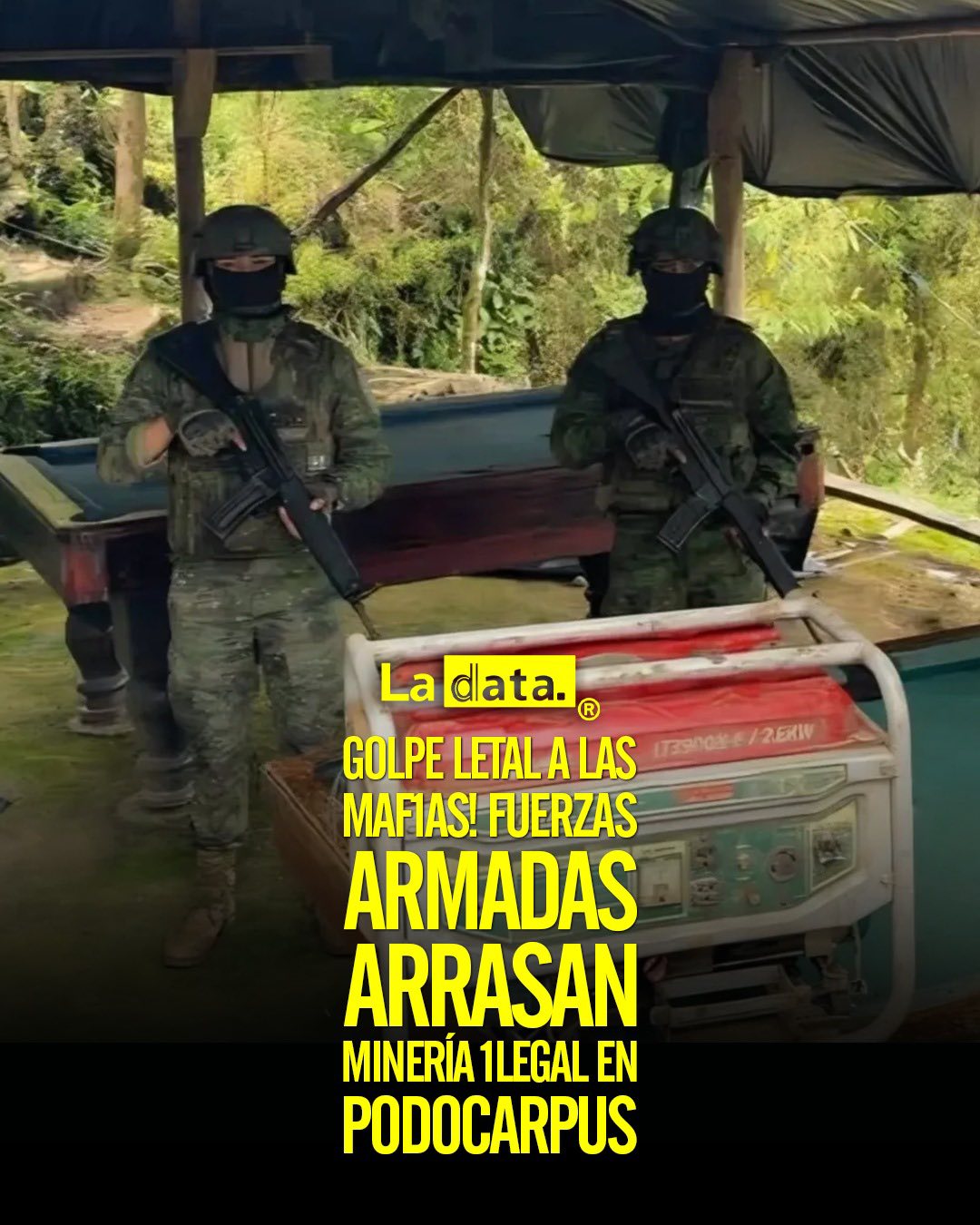 @ladataec #ladata #TendenciaPolítica #MineríaIlegal #Podocarpus