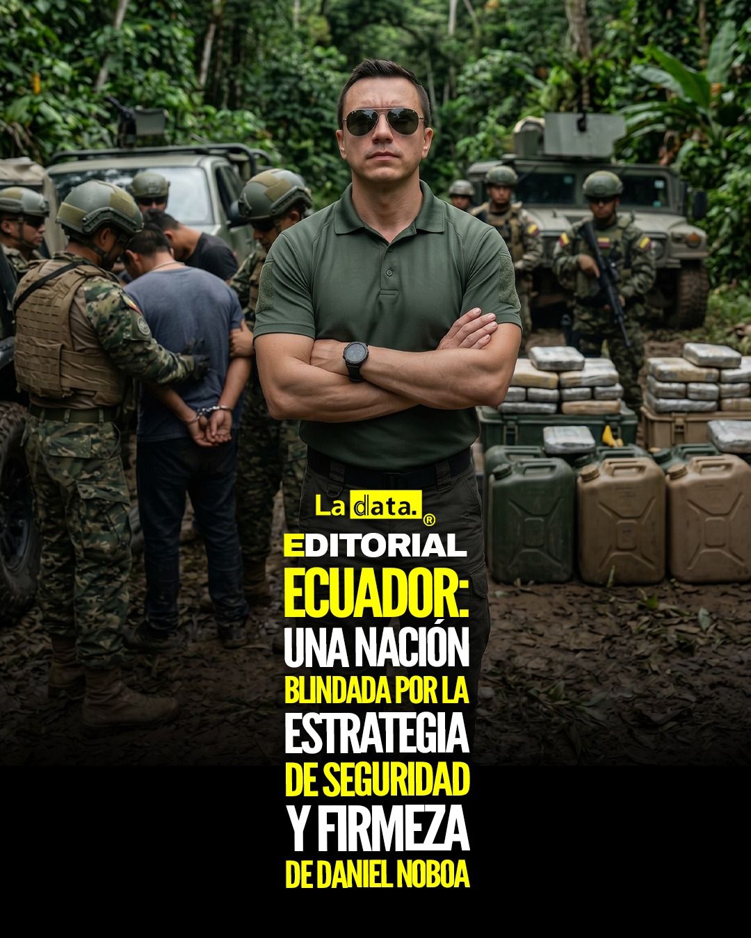 @ladataec  #ladata #TendenciaPolítica #DanielNoboa #Seguridad