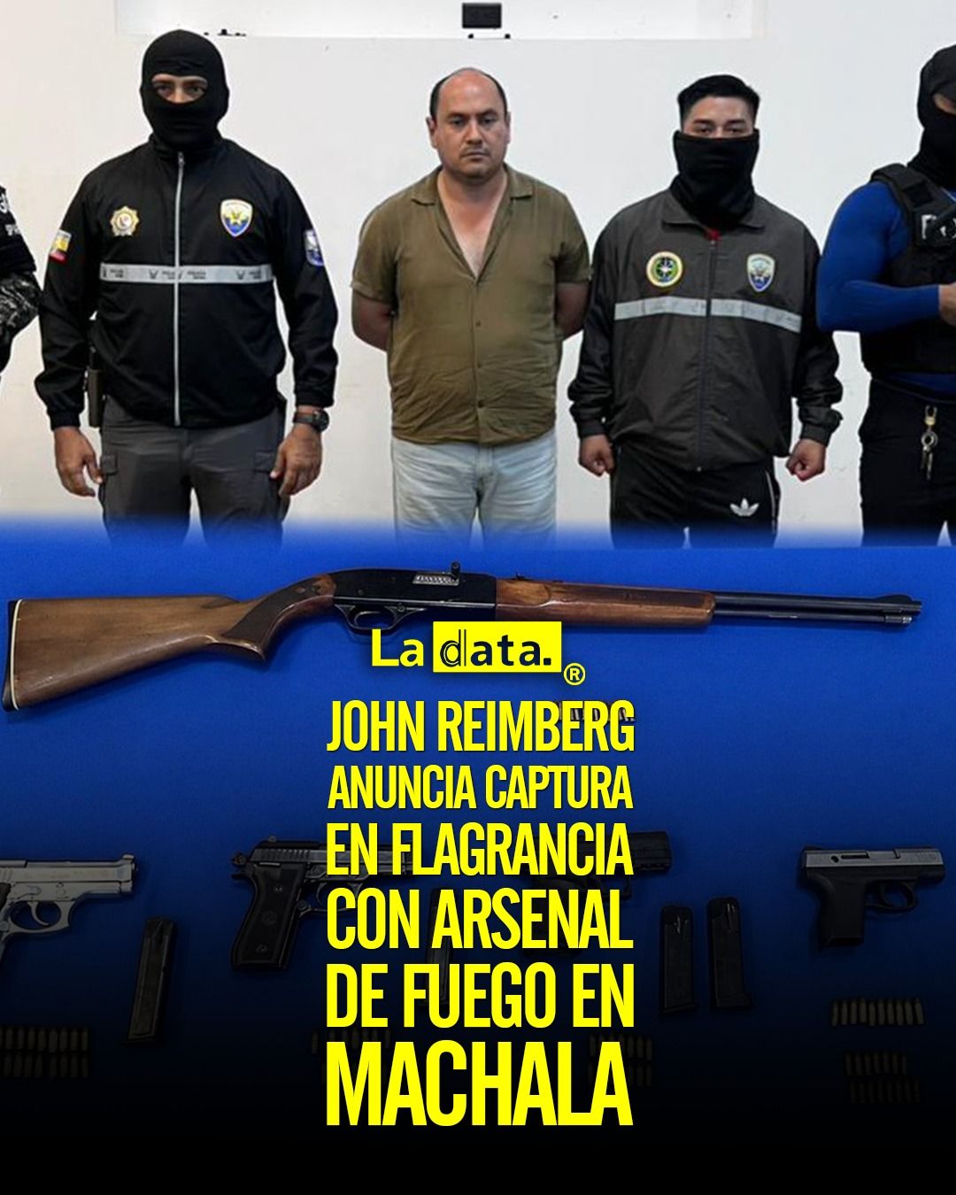 @ladataec  #ladata #TendenciaPolítica #JohmnReimberg #Machala