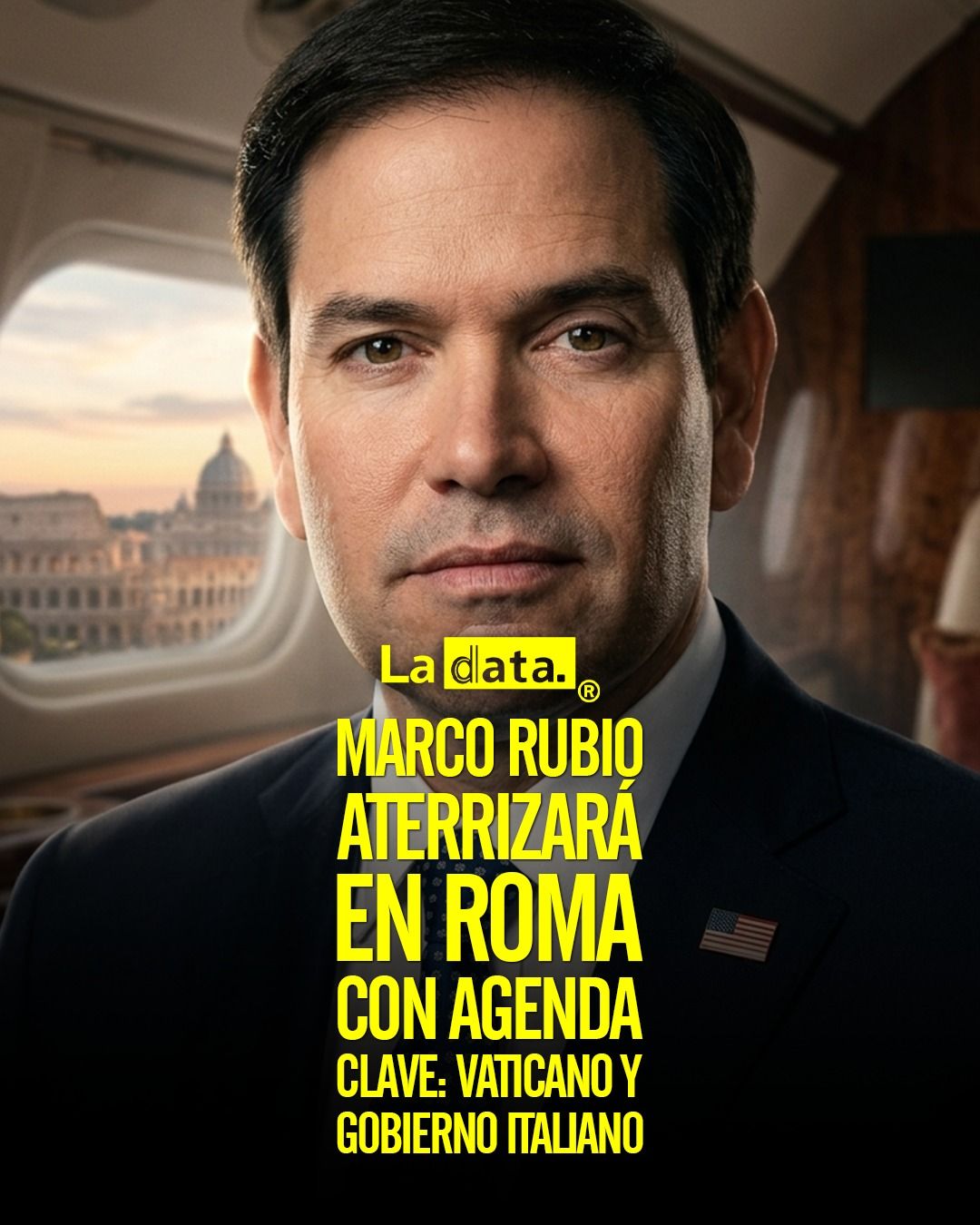 @ladataec  #ladata #TendenciaPolítica #MarcoRubio #Italia