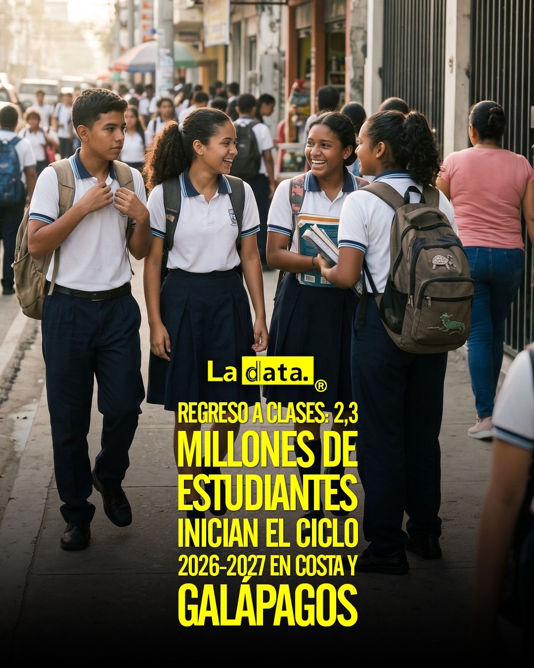 @ladataec  #ladata #TendenciaPolítica #InicioDeClases #Costa-Galápagos