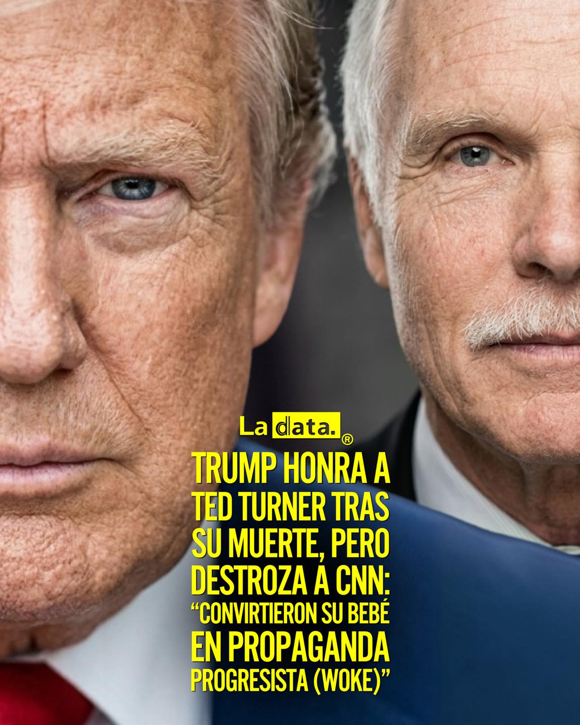 La Data  #ladata #tendenciapolítica #Trump #TedTurner