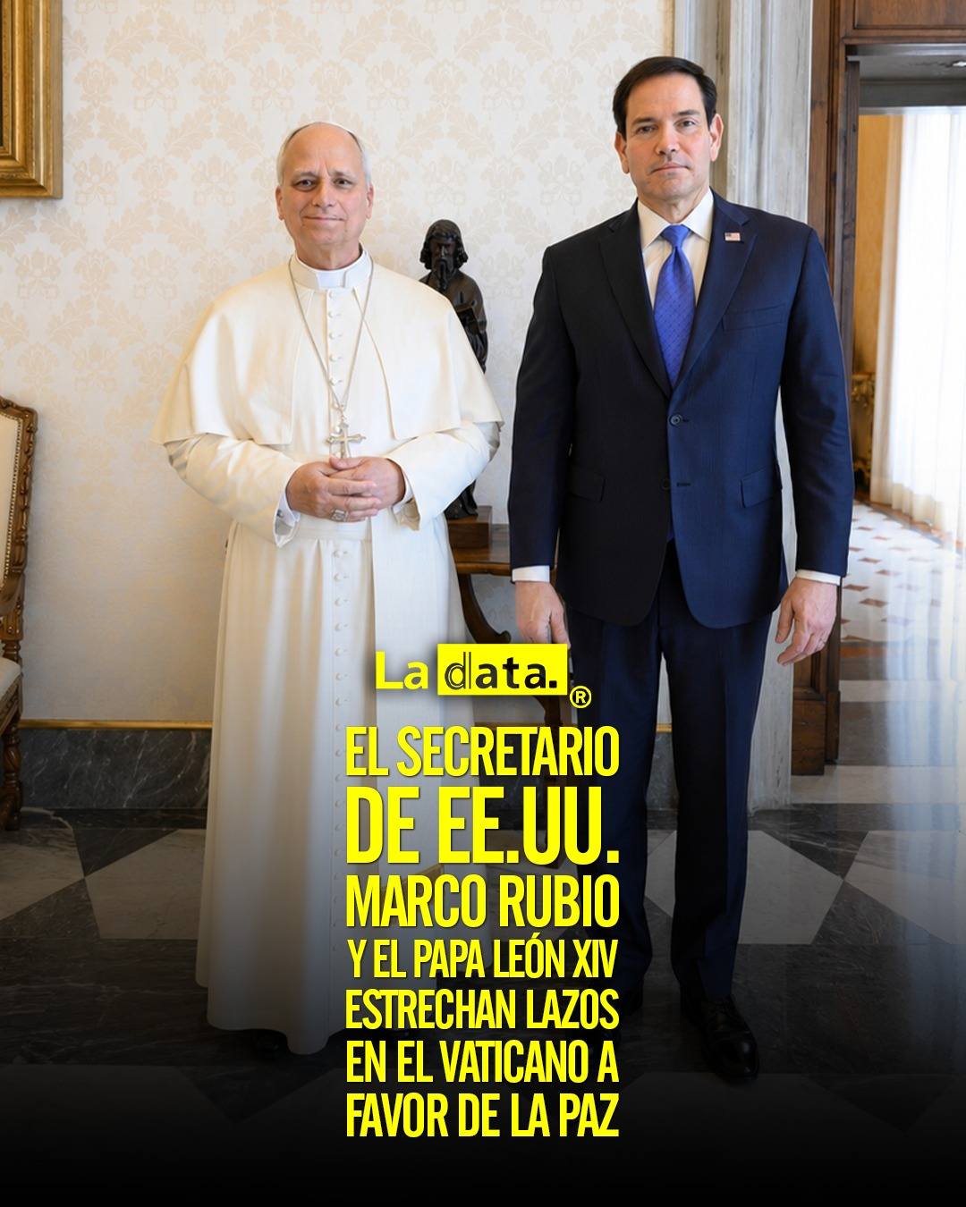 @ladataec 👈 #ladata #TendenciaPolítica #MarcoRubio #Vaticano