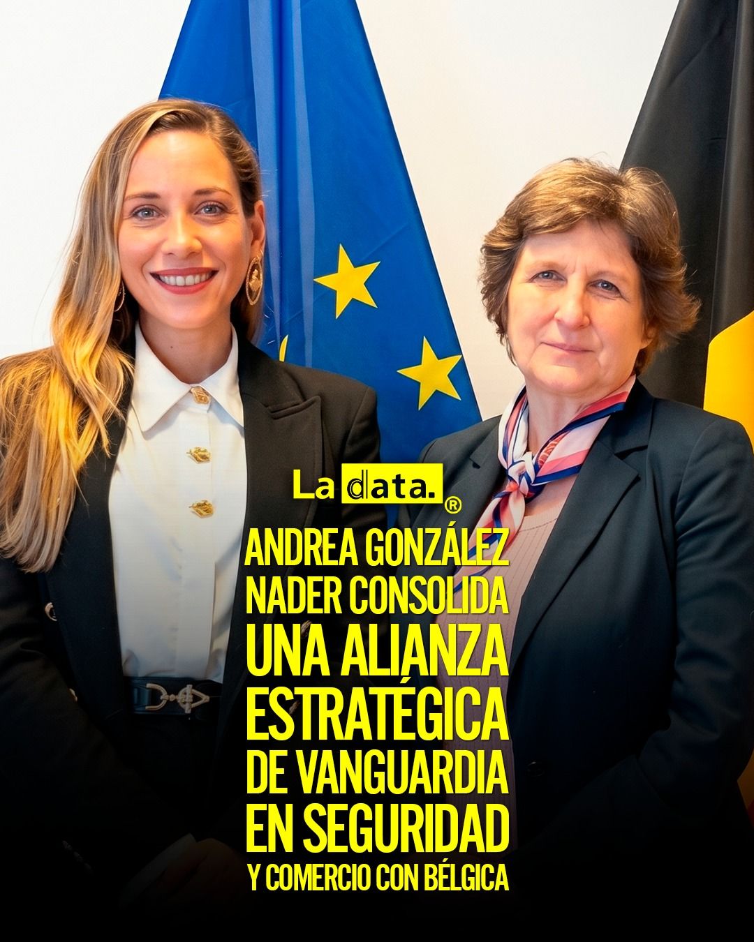 @ladataec  #ladata #TendenciaPolítica #AndreaGonzález #Bélgica