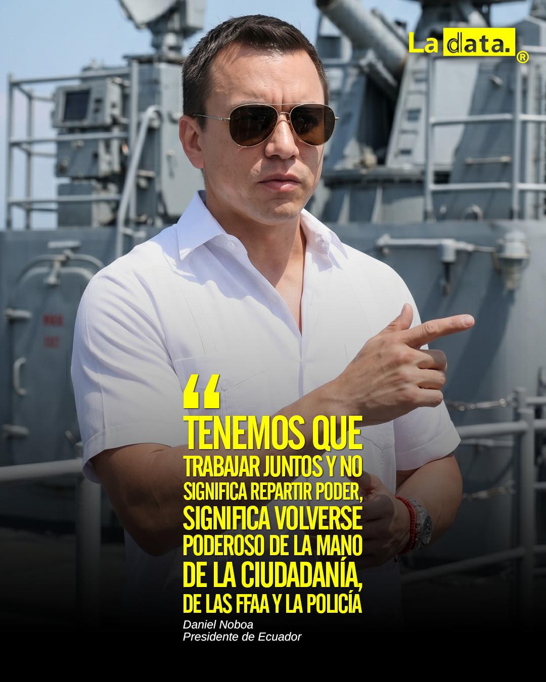 @ladataec #ladata #TendenciaPolítica #DanielNoboa #PuertoBolívar