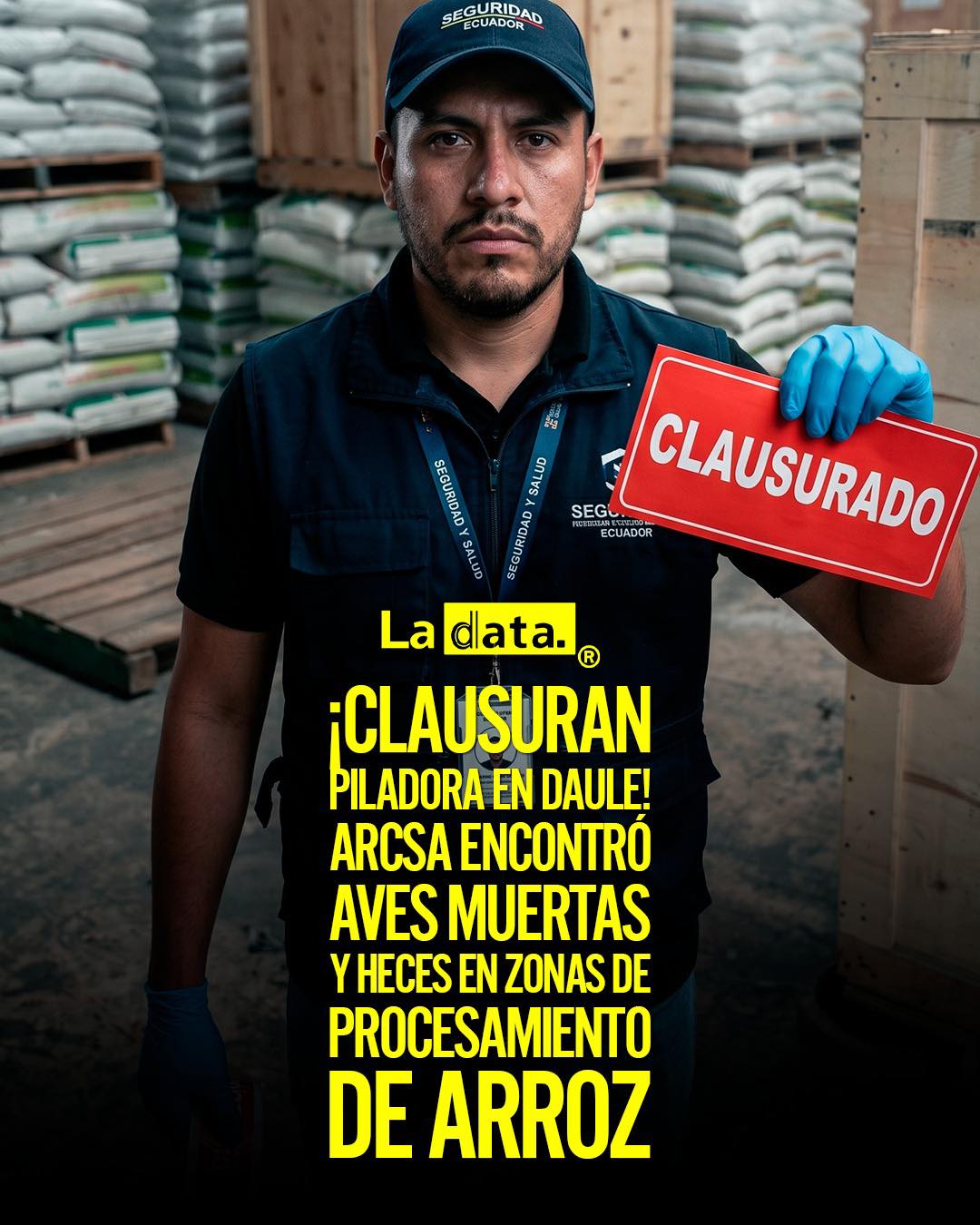 @ladataec #ladata #TendenciaPolítica #Arcsa #ControlSanitario