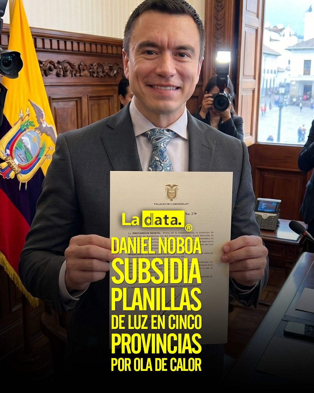 ladataec👈 #LaData #TendenciaPolítica #DanielNoboa #EnergiaElectrica