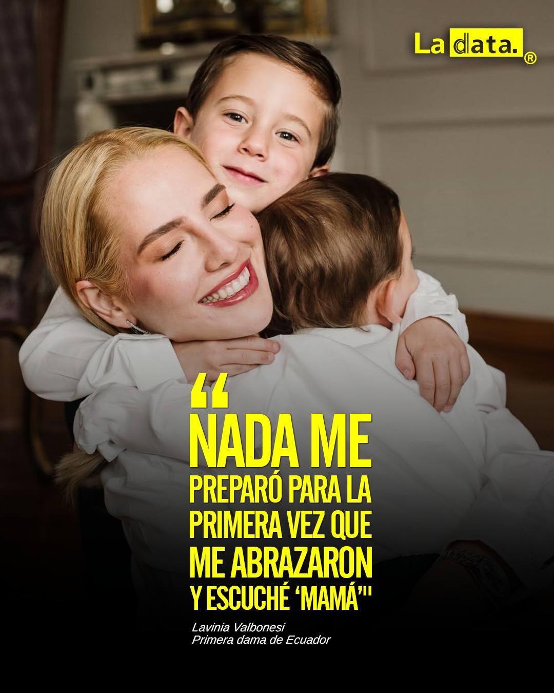 #ladata #TendenciaPolítica #LaviniaValbonesi #DíaDeLaMadre Ver menos