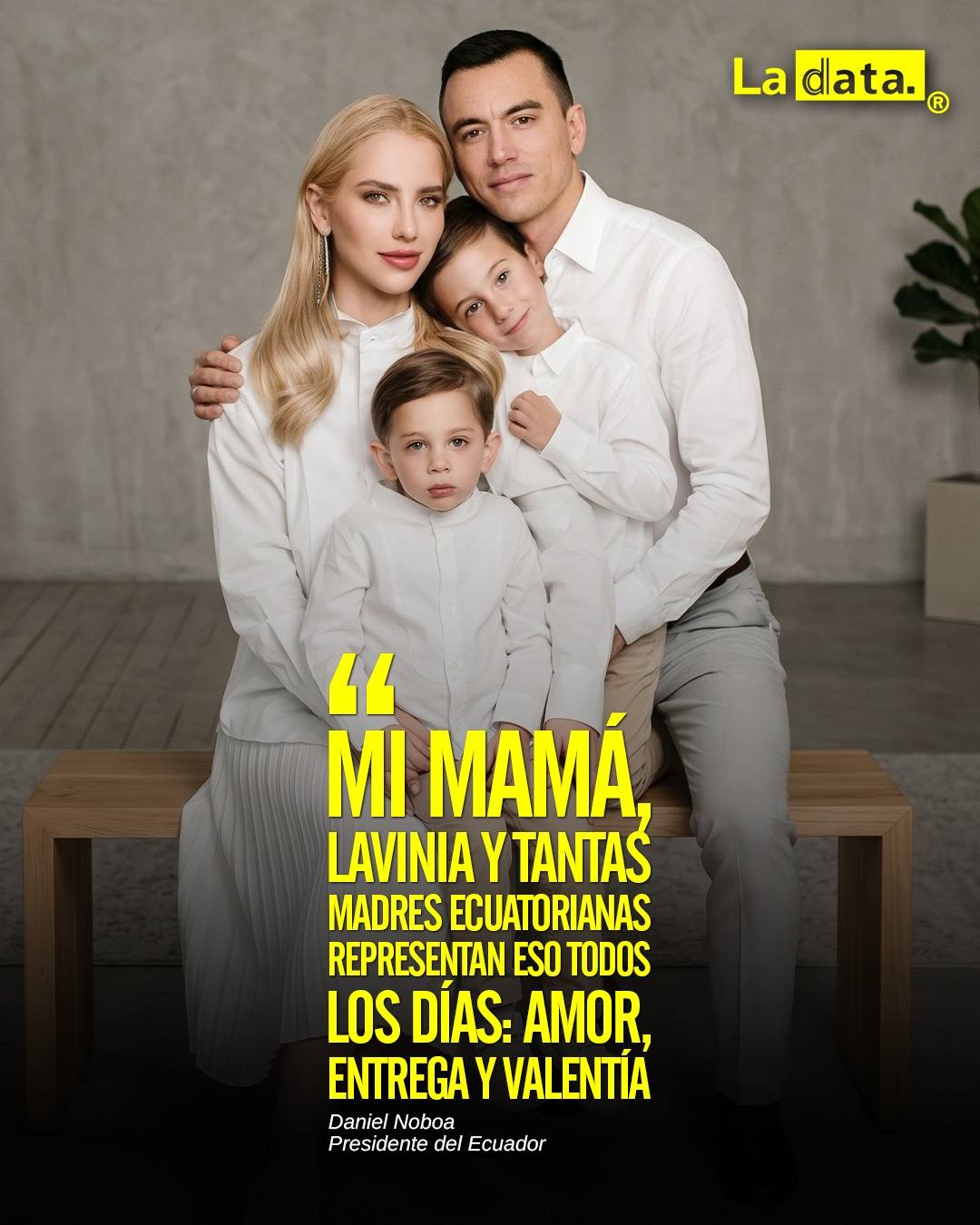 @ladataec👈 #ladata #TendenciaPolítica #DanielNoboa #Ecuador