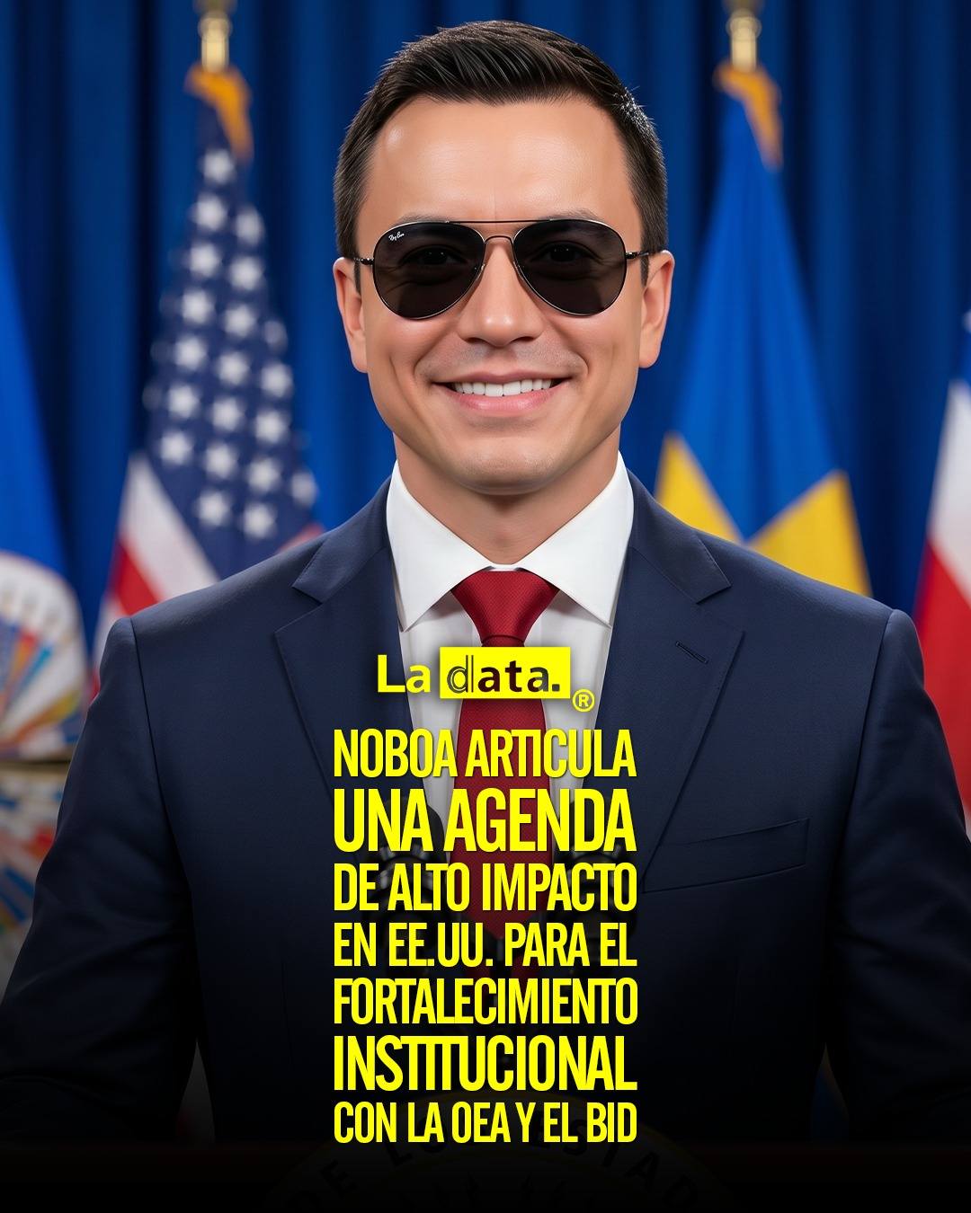 @ladataec 👈 #ladata #TendenciaPolítica #DanielNoboa #OEA
