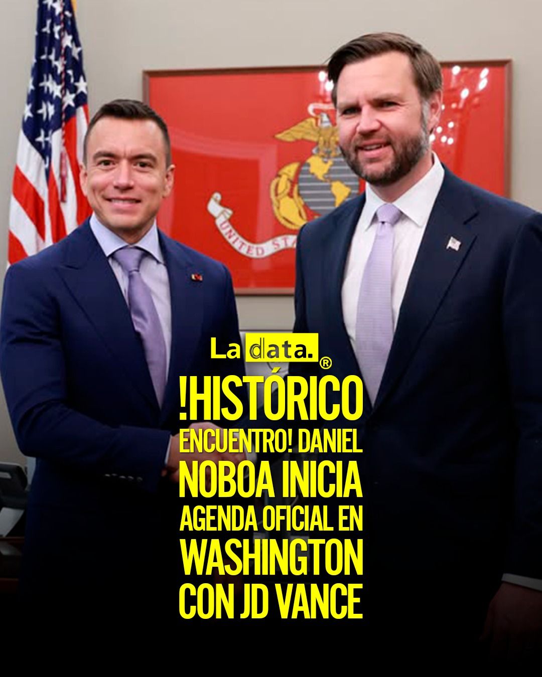 @ladataec👈 #LaData #TendenciaPolítica #WashintonDC #DanielNoboa