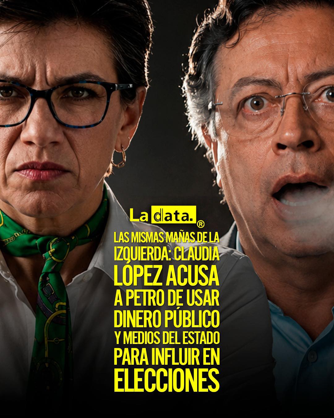 @ladataec👈  #ladata #TendenciaPolítica #GustavoPetro #ClaudiaLópez
