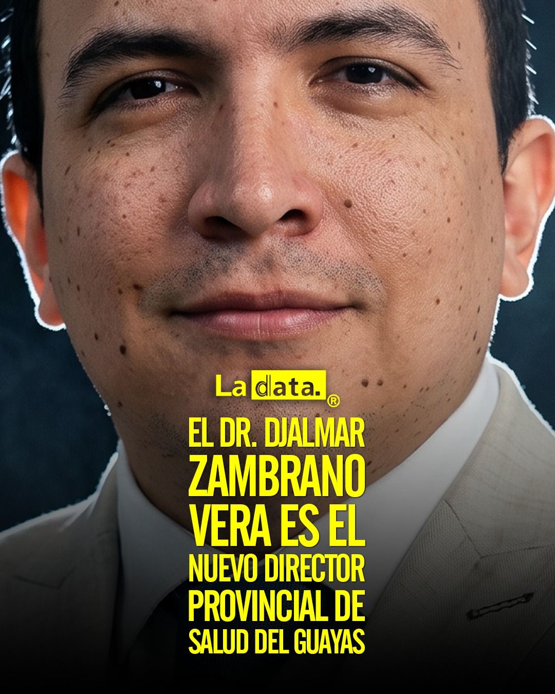 El Dr. Djalmar Zambrano Vera es el nuevo Director Provincial de Salud del Guayas.