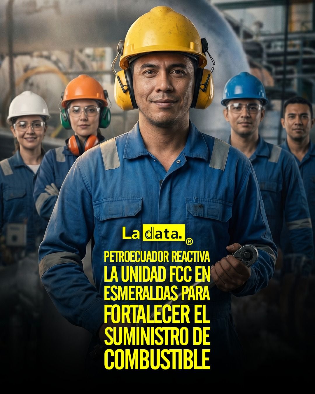 Petroecuador reactiva la unidad FCC en Esmeraldas para fortalecer el suministro de combustible.