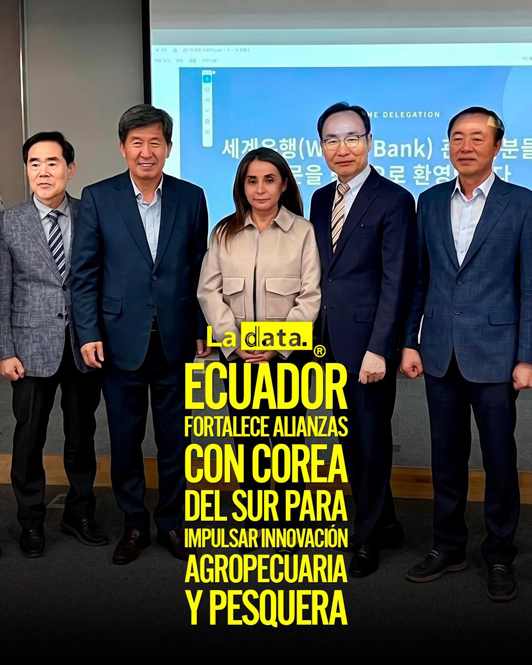 Ecuador fortalece alianzas con Corea del Sur para impulsar innovación agropecuaria y pesquera