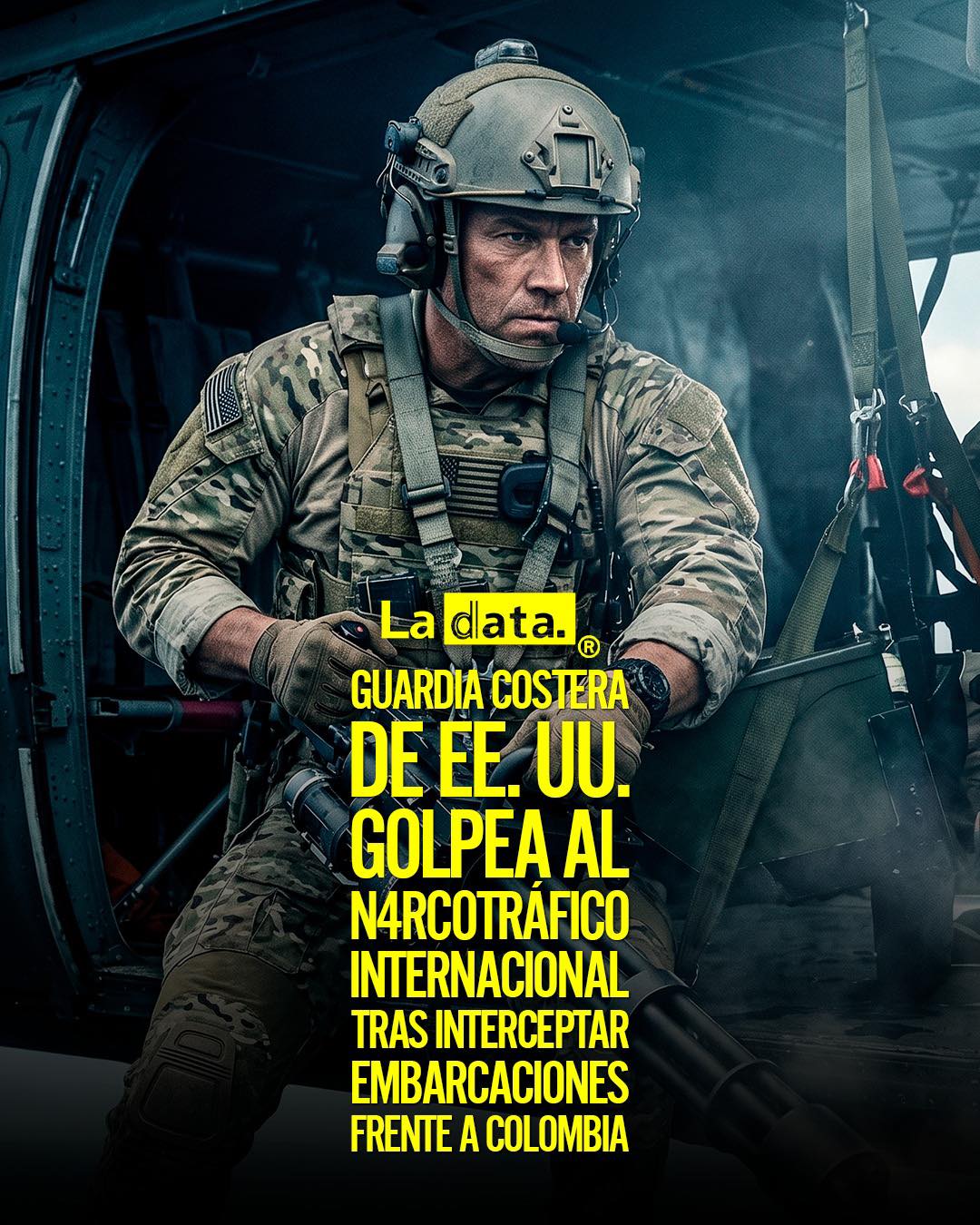 Guardia Costera de EE. UU. golpea al n4rcotráfico internacional tras interceptar embarcaciones frente a Colombia