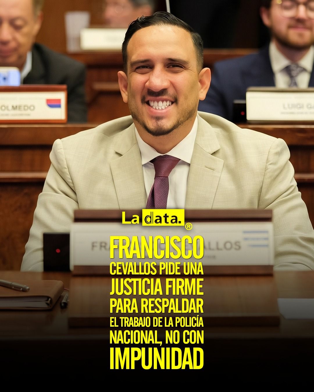 @ladataec  #ladata #TendenciaPolítica #PolicíaNacional #FranciscoCevallos