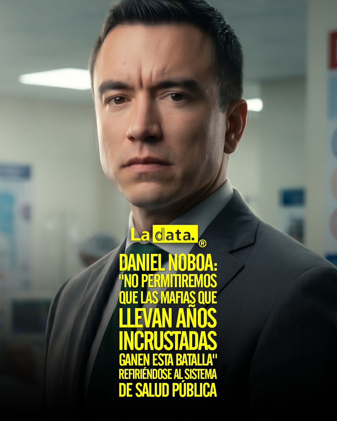 @ladataec👈  #LaData #TendenciaPolítica #DanielNoboa #Salud