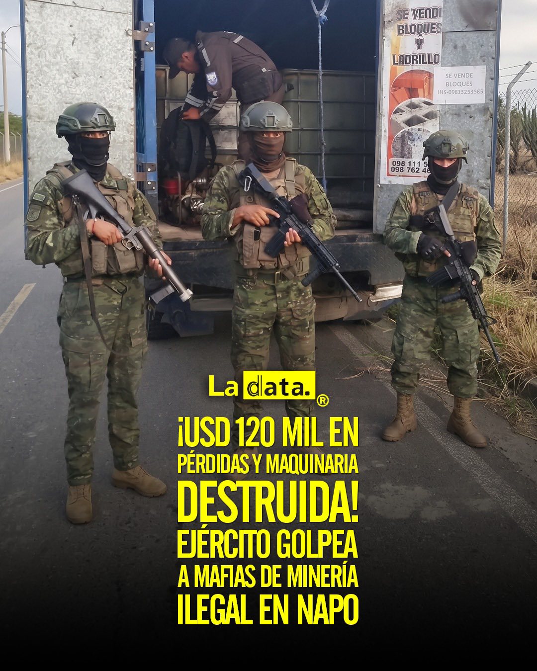 @ladataec #ladata #TendenciaPolítica #Napo #MineríaIlegal