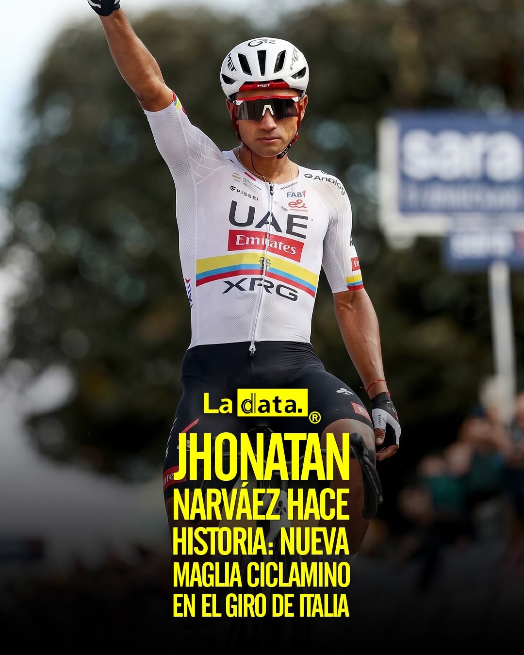 Jhonatan Narváez hace historia: nueva Maglia Ciclamino en el Giro de Italia