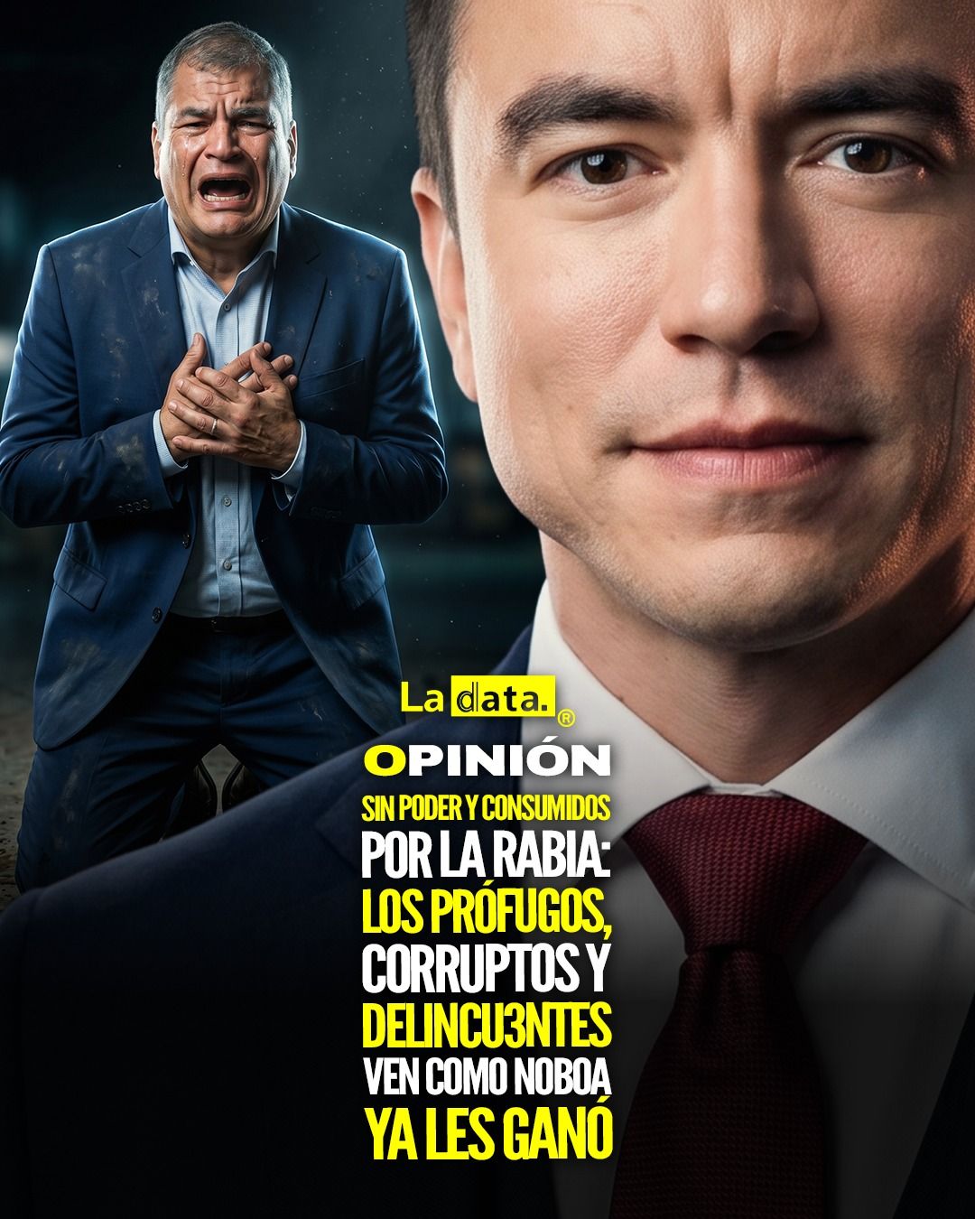 @ladataec 👈 #ladata #TendenciaPolítica #RafaelCorrea #VivianaVeloz