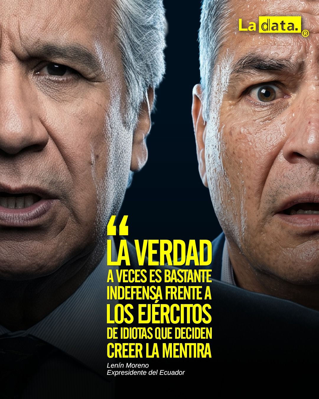 @ladataec👈 #ladata #TendenciaPolítica #LeninMoreno #RafaelCorrea
