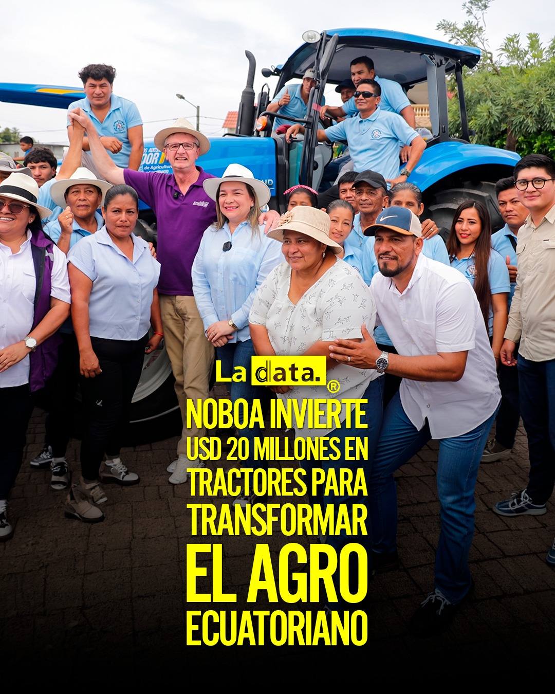@ladataec 👈 #ladata #TendenciaPolítica #DanielNoboa #MinisterioAgricultura