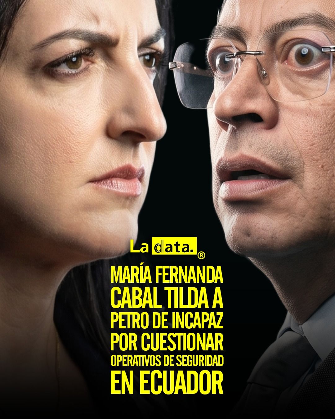 @ladataec  #ladata #TendenciaPolítica #GustavoPetro #MaríaFernandaCabal