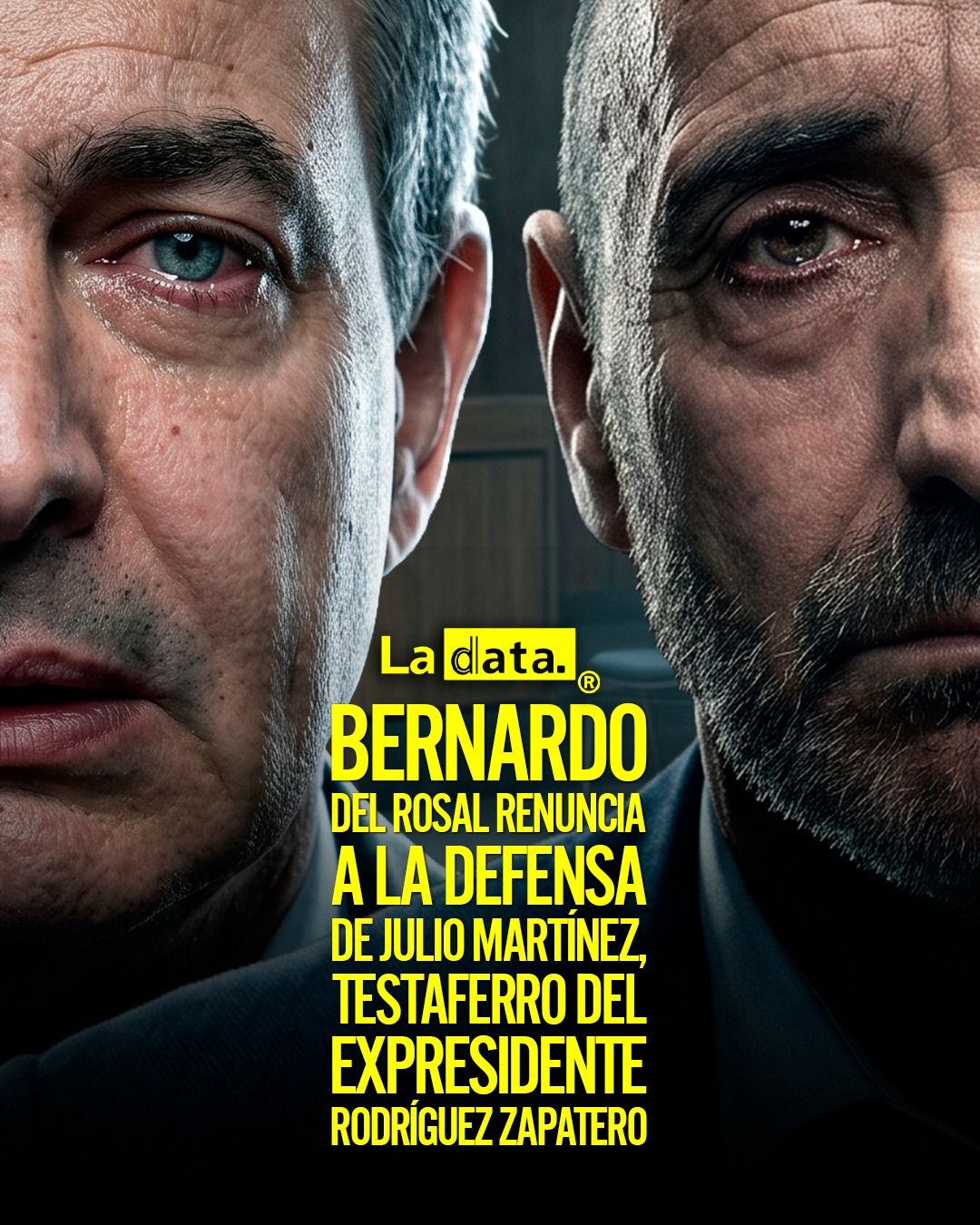 Bernardo del Rosal renuncia a la defensa de Julio Martínez, testaferro del expresidente Rodríguez Zapatero