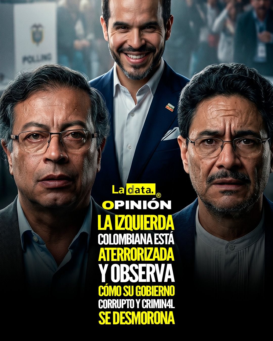 @ladataec 👈 #ladata #TendenciaPolítica #GustavoPetro #Colombia