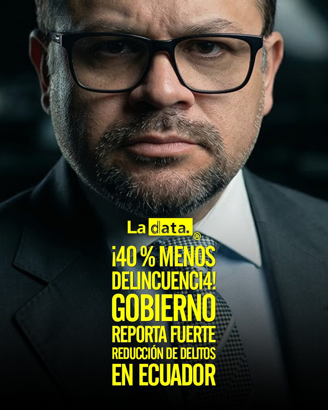 ¡40 % menos delincuenci4! Gobierno reporta fuerte reducción de delitos en Ecuador