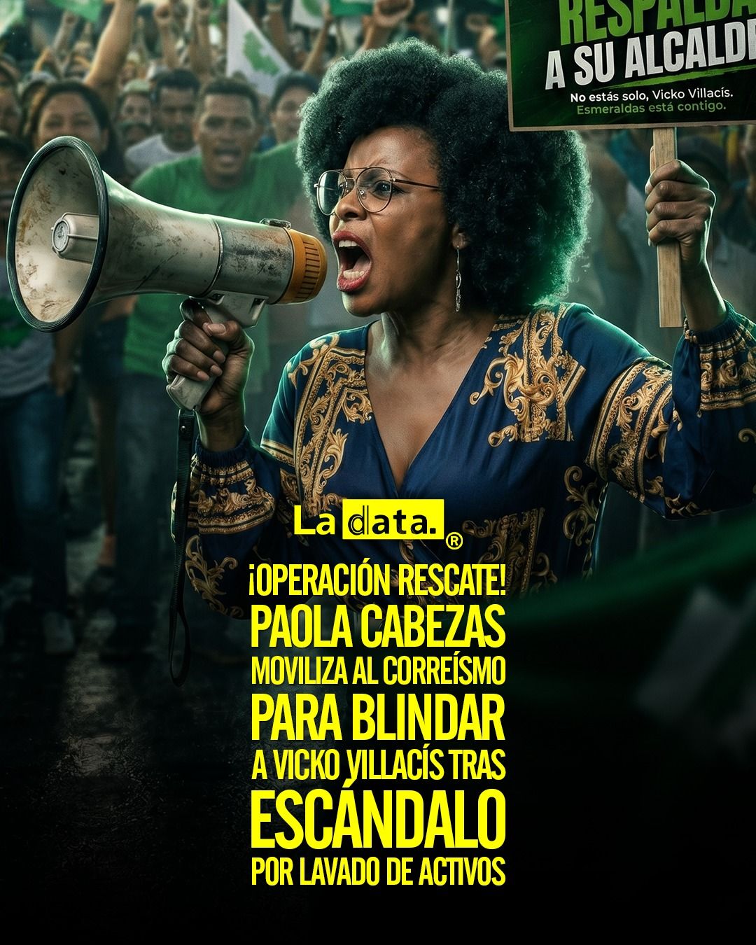 ¡Operación rescate! Paola Cabezas moviliza al correísmo para blindar a Vicko Villacís tras escándalo por lavado de activos.