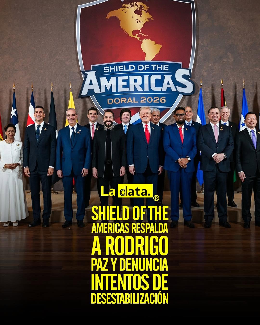 @ladataec #ladata #TendenciaPolítica #RodrigoPaz #ShieldOfTheAmericas