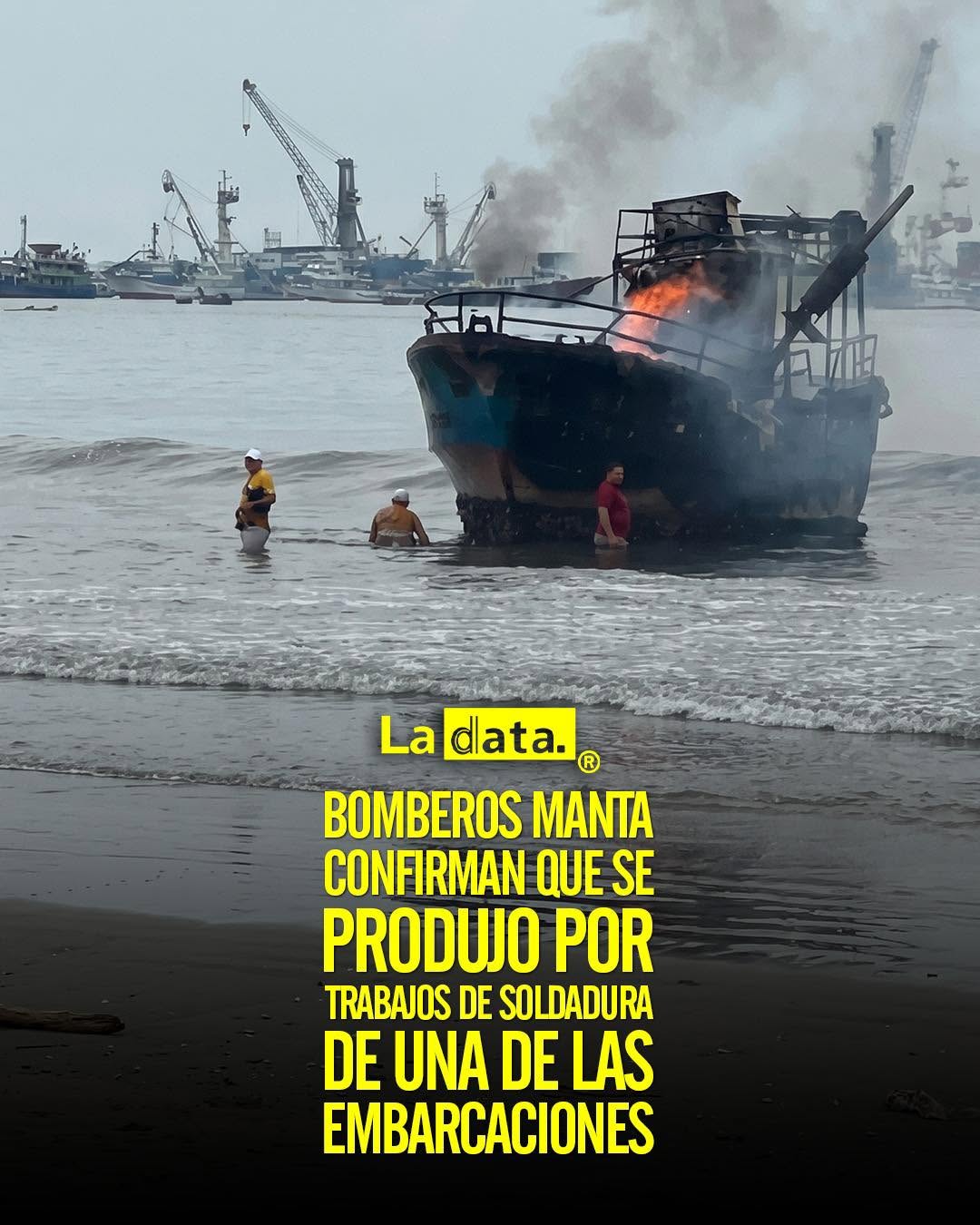 @ladataec👈 #LaData #TendenciaPolítica #Manta #Incendio