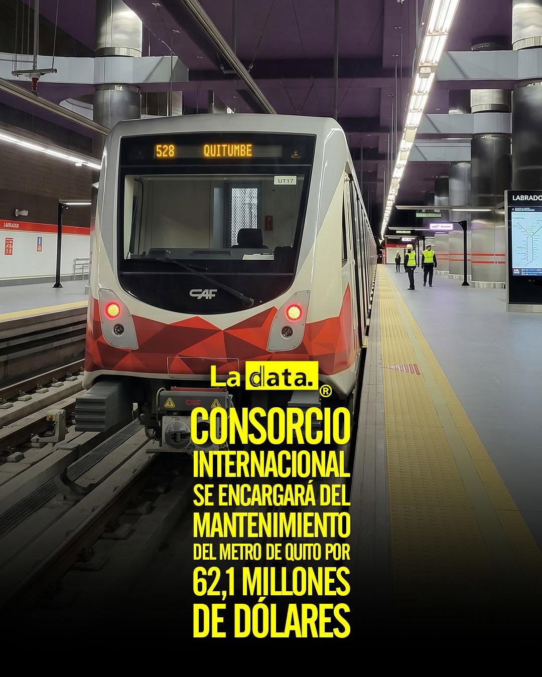 @ladataec 👈 #ladata #TendenciaPolítica #Quito #Metro