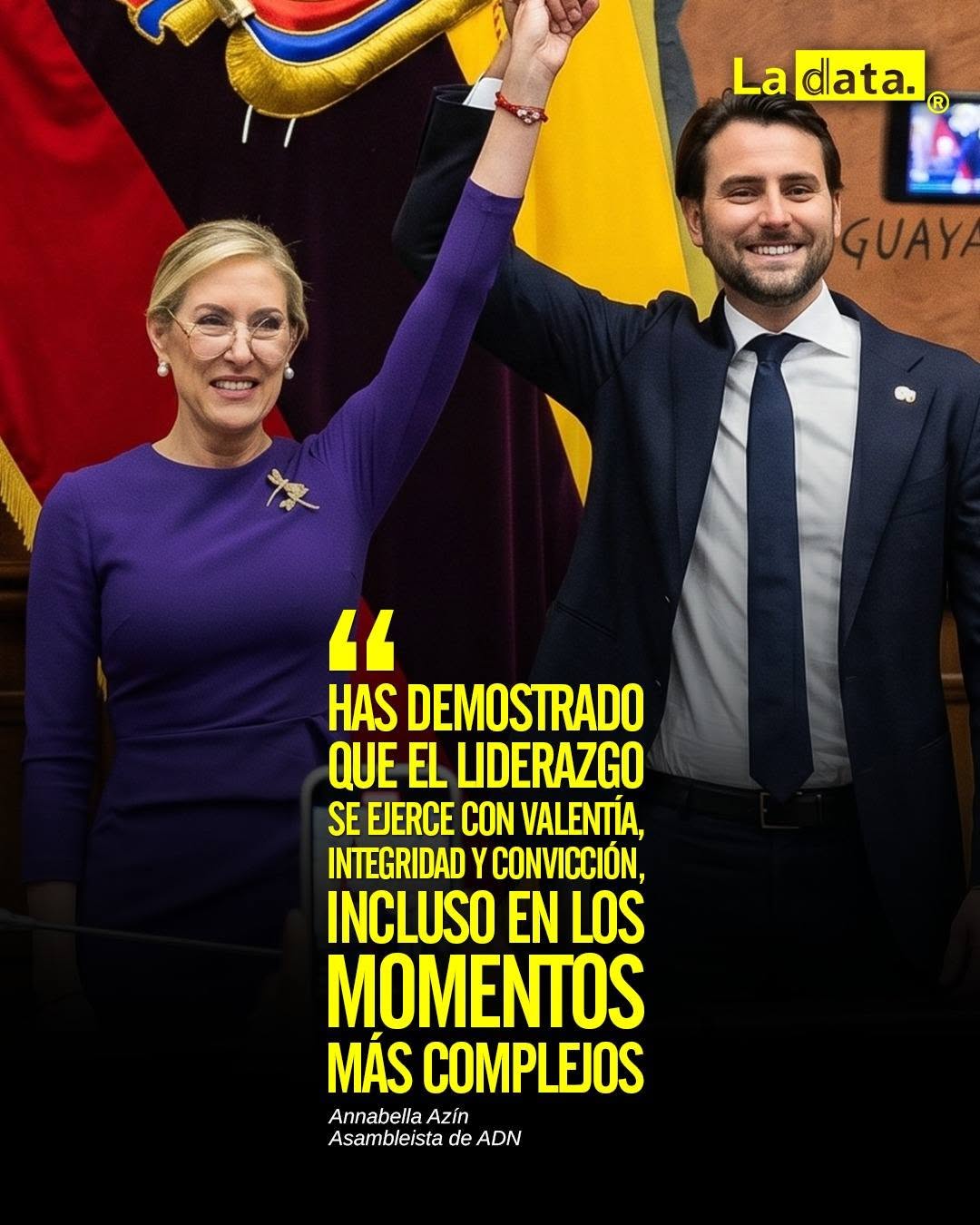 @ladataec  #ladata #TendenciaPolítica #AnnabellaAzín #NielsOlsen