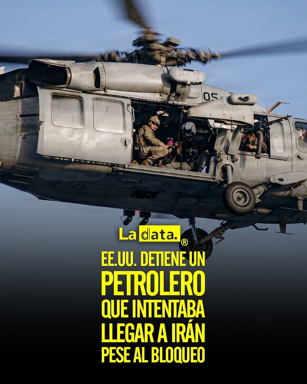 EE. UU. detiene un petrolero que intentaba llegar a Irán pese al bloqueo