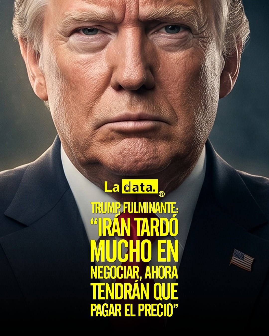 #ladata #TendenciaPolítica #DonaldTrump #Iran
