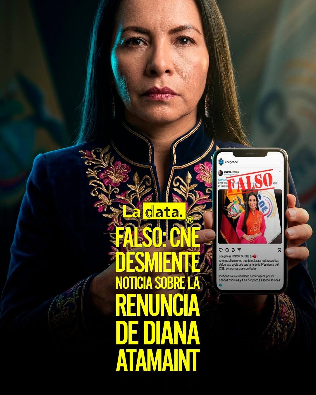 @ladataec 👈 #ladata #TendenciaPolítica #DianaAtamaint #CNE