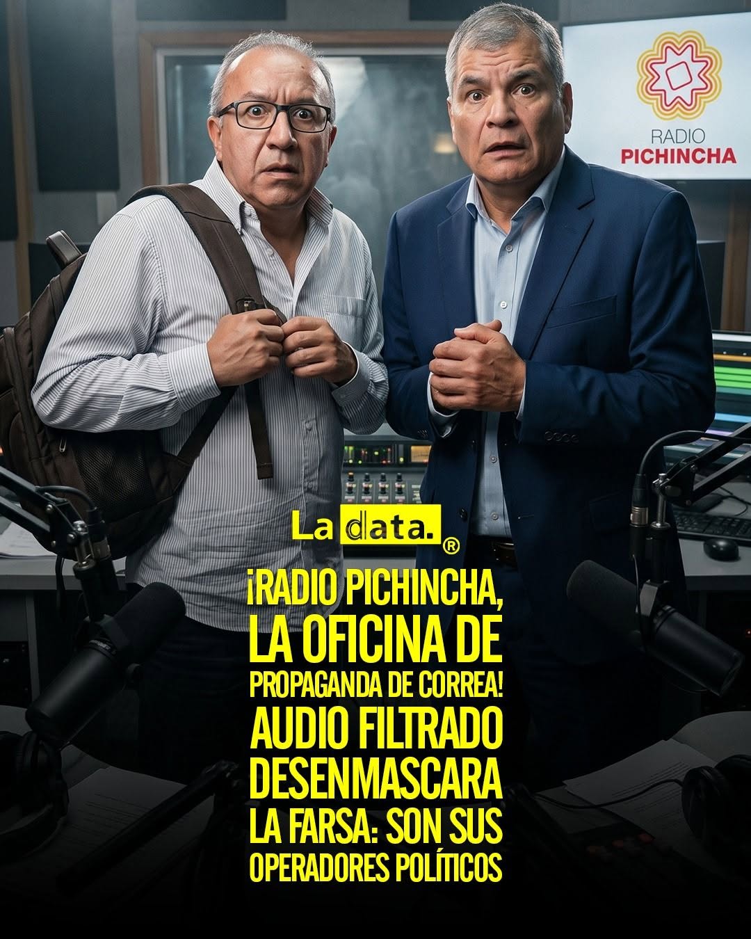 @ladataec #ladata #TendenciaPolítica #RafaelCorrea #RadioPichincha