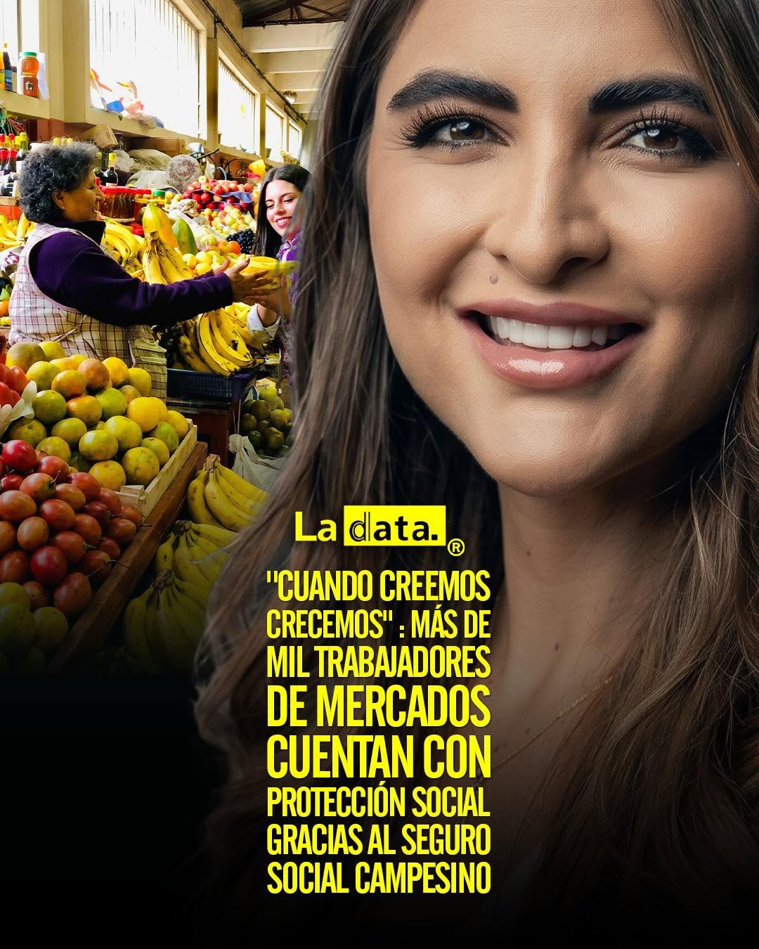 @ladataec  #ladata #TendenciaPolítica #GiovannaUbidia #SeguroSocialCampesino